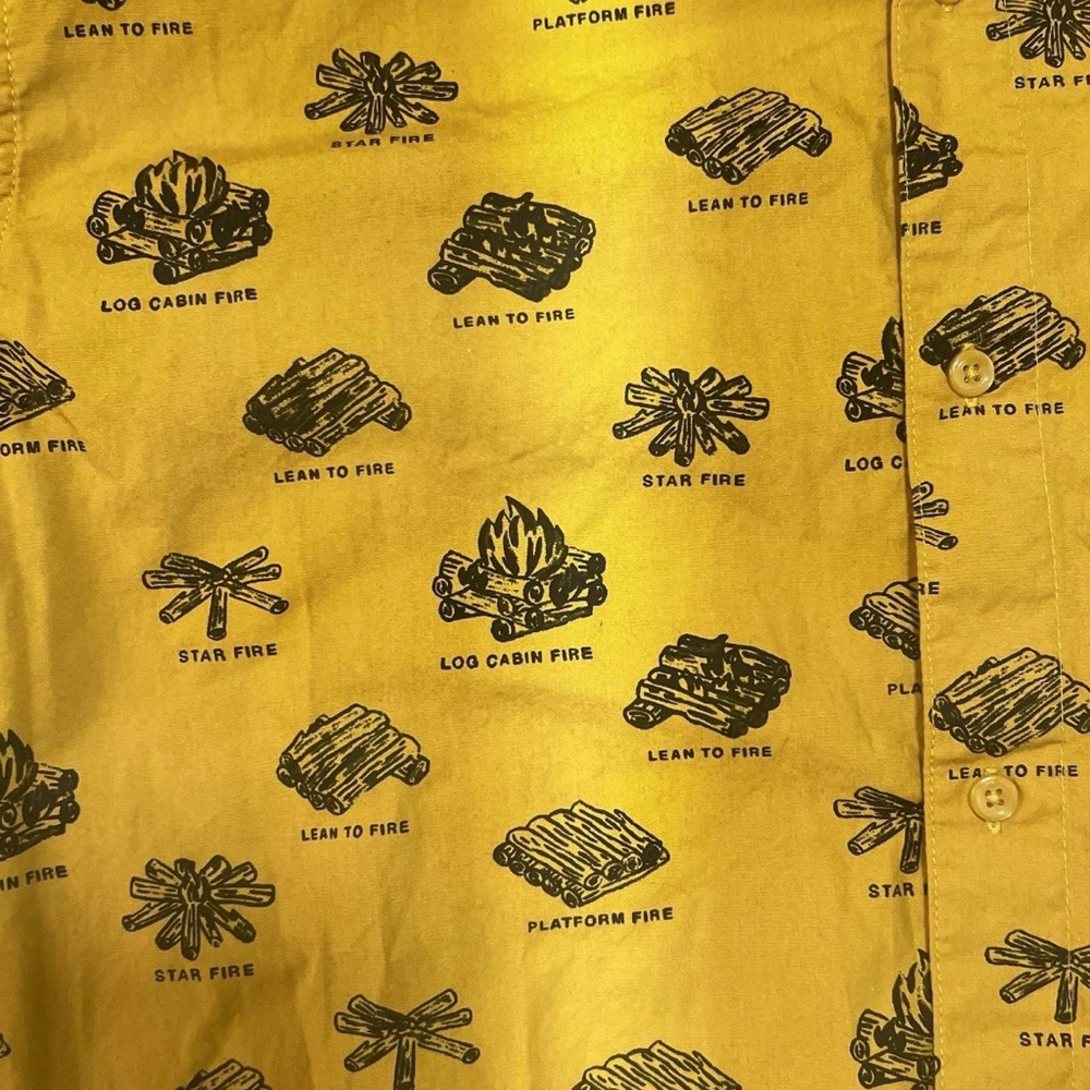 The North Face Men’s Baytrail Pattern Yellow Graphic Men's Shirt - Picture 3 of 11